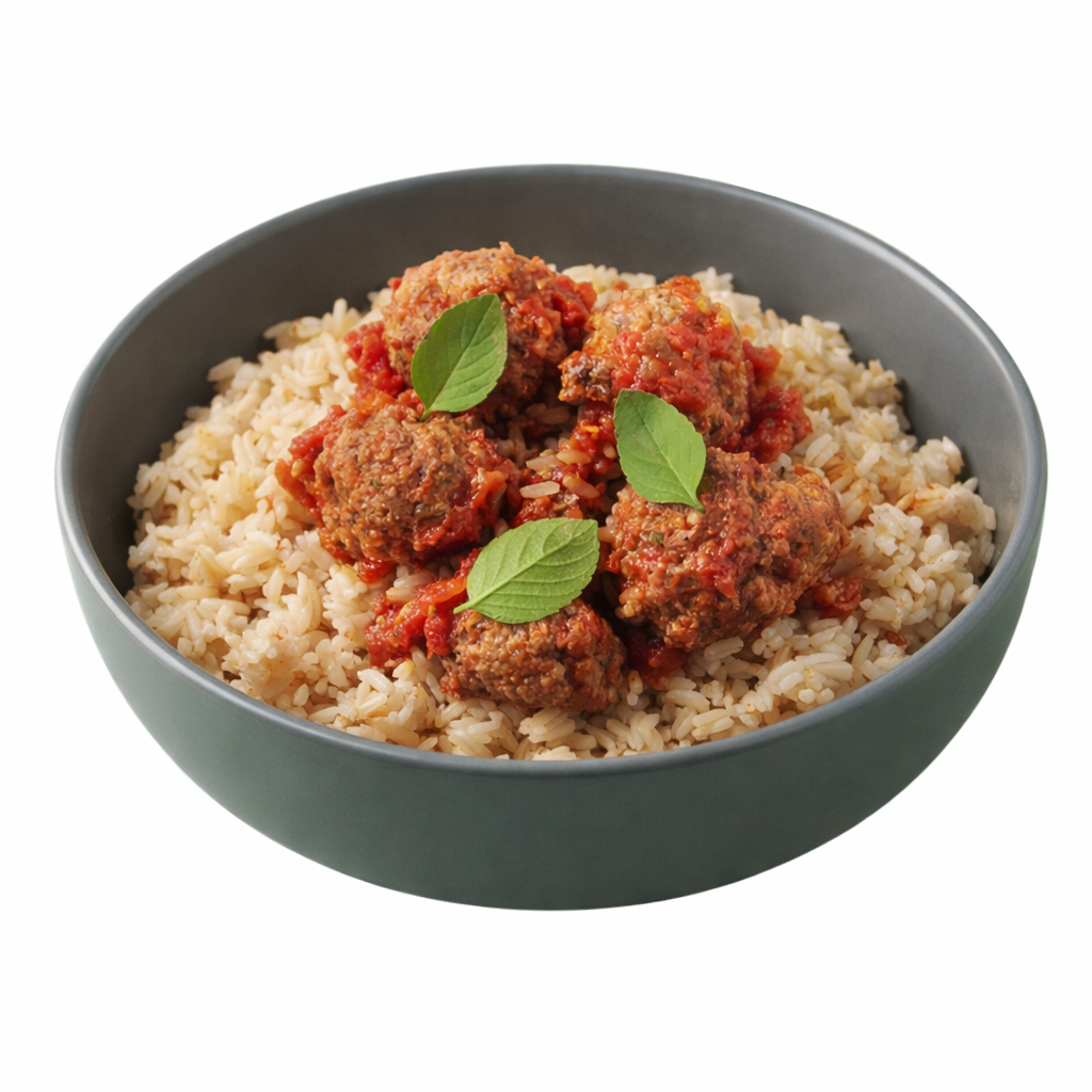 Albóndigas con Arroz