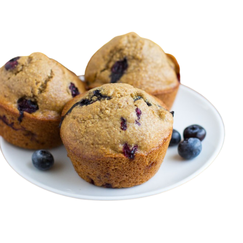 Healthy Blueberry Muffins